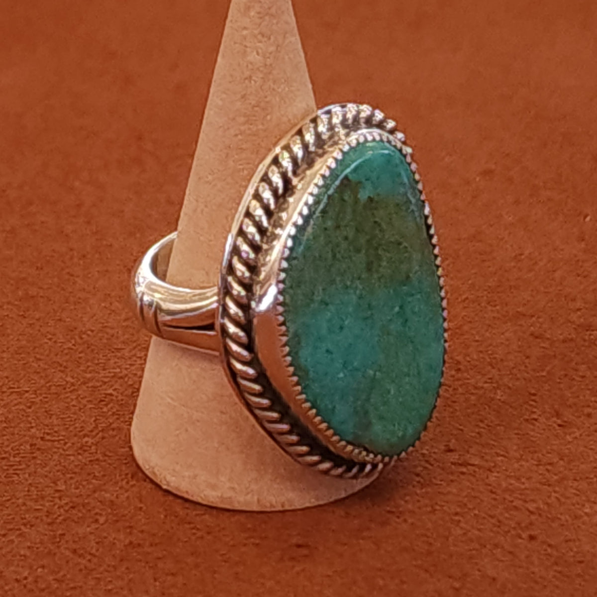 Natural Domestic Turquoise Ring - Size 8 – Gathering Tribes