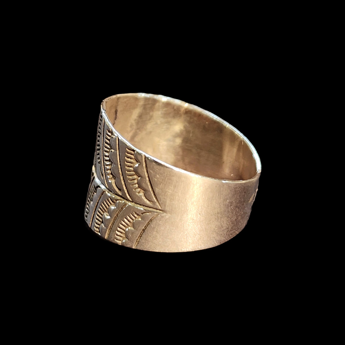 Navajo Stamp-work Ring - Size 13 – Gathering Tribes