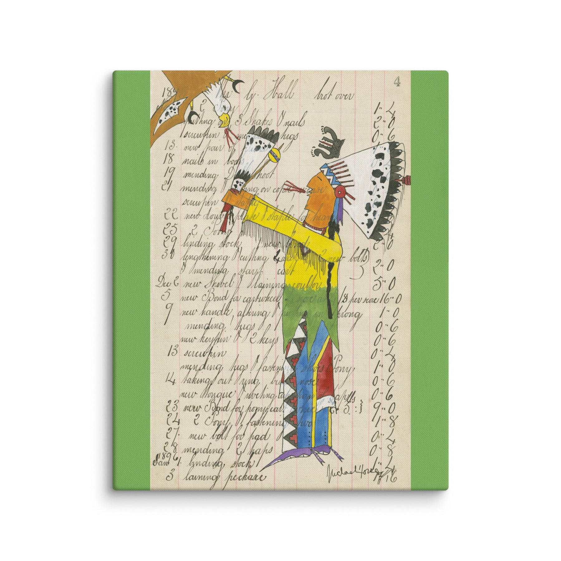 Holy Bear Script Holy Bear Sends His Prayers - Canvas – Gathering Tribes